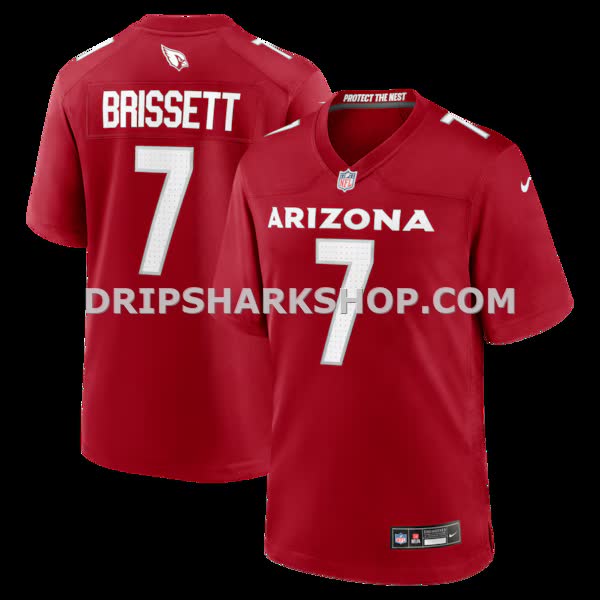 Mens Nike Jacoby Brissett Cardinal Arizona Cardinals Team Game Jersey