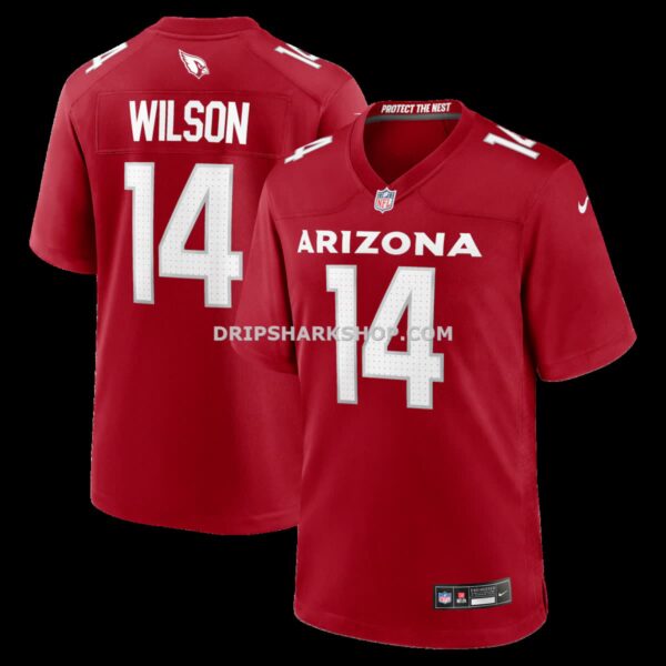 Mens Nike Michael Wilson Cardinal Arizona Cardinals Team Game Jersey