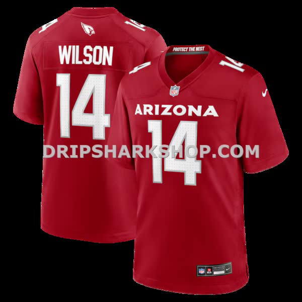 Mens Nike Michael Wilson Cardinal Arizona Cardinals Team Game Jersey