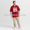 Mens Nike Xavier Weaver Cardinal Arizona Cardinals Team Game Jersey