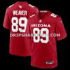 Mens Nike Xavier Weaver Cardinal Arizona Cardinals Team Game Jersey
