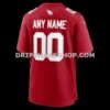 Mens Nike Cardinal Arizona Cardinals Custom Game Jersey