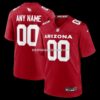 Mens Nike Cardinal Arizona Cardinals Custom Game Jersey