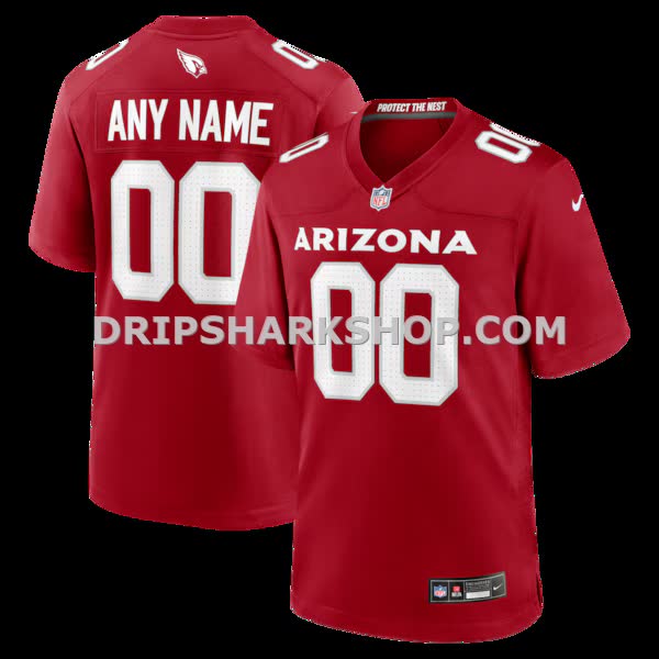 Mens Nike Cardinal Arizona Cardinals Custom Game Jersey