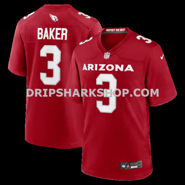 Mens Nike Budda Baker Cardinal Arizona Cardinals Game Player Jersey