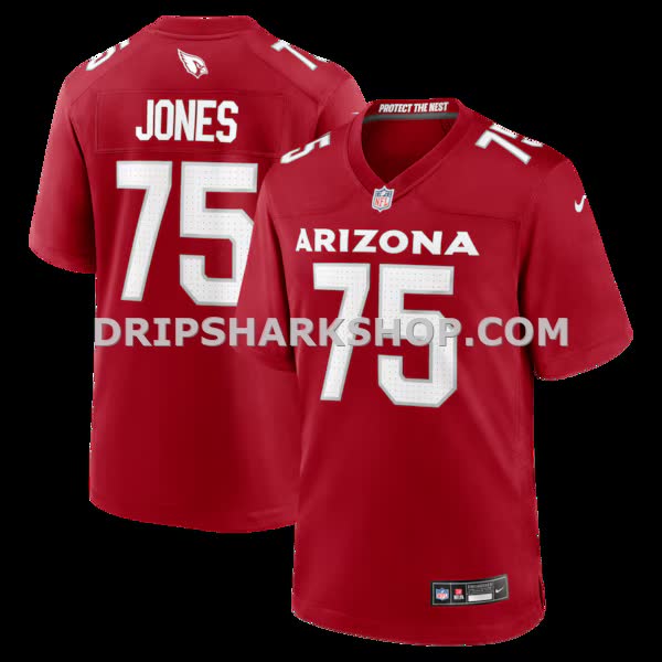 Mens Nike Christian Jones Cardinal Arizona Cardinals Team Game Jersey
