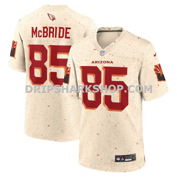 Mens Nike Trey Mcbride Natural Arizona Cardinals 2025 Rivalries Collection Game Jersey