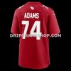 NFL0192b2G02-0e9112 Mens Nike Isaiah Adams Cardinal Arizona Cardinals Team Game Jersey
