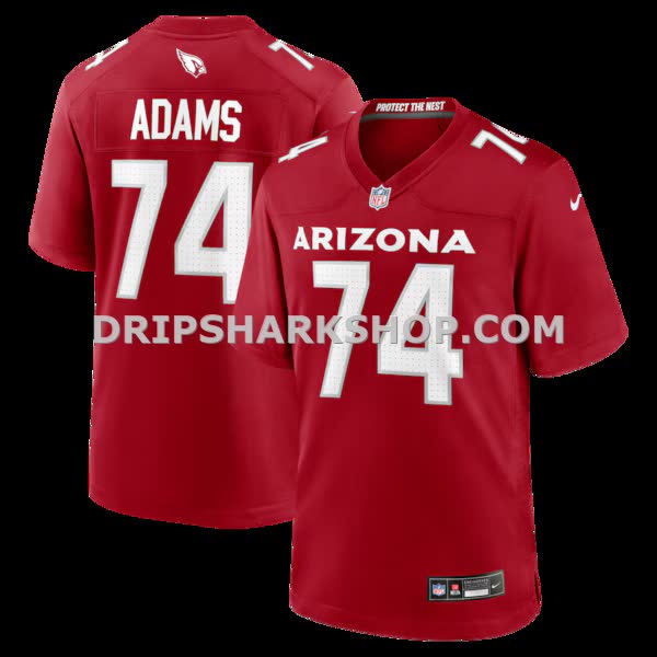 Mens Nike Isaiah Adams Cardinal Arizona Cardinals Team Game Jersey