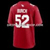 NFL01951dG02-64c3da Mens Nike Jordan Burch Cardinal Arizona Cardinals Team Game Jersey