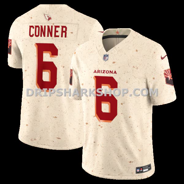 Mens Nike James Conner Natural Arizona Cardinals 2025 Rivalries Collection Limited Jersey