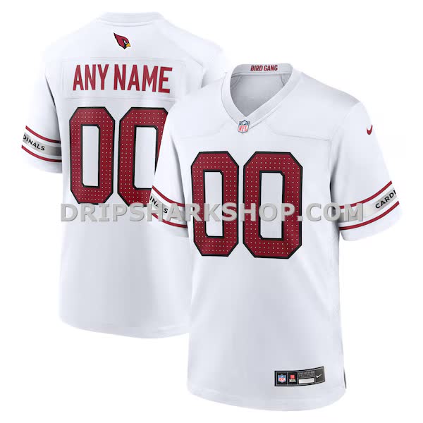 Mens Nike White Arizona Cardinals Custom Game Jersey