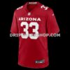 Mens Nike Trey Benson Cardinal Arizona Cardinals Team Game Jersey