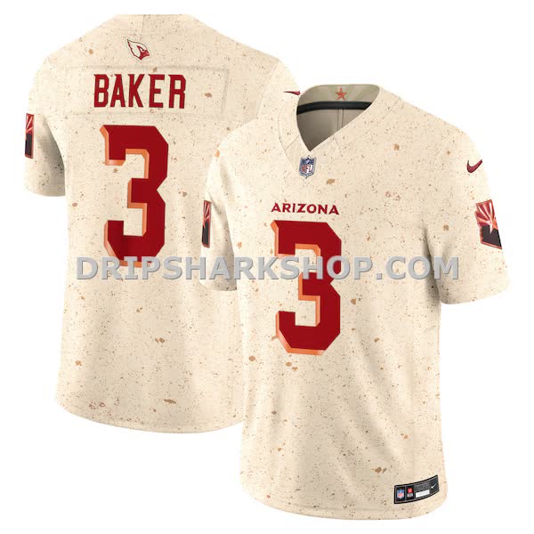 Mens Nike Budda Baker Natural Arizona Cardinals 2025 Rivalries Collection Limited Jersey