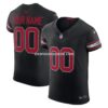 Mens Nike Black Arizona Cardinals Vapor Fuse Elite Custom Jersey