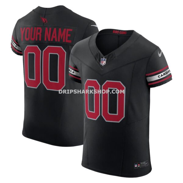 Mens Nike Black Arizona Cardinals Vapor Fuse Elite Custom Jersey