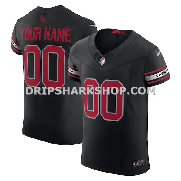 Mens Nike Black Arizona Cardinals Vapor Fuse Elite Custom Jersey
