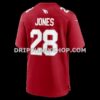 Mens Nike Elijah Jones Cardinal Arizona Cardinals Team Game Jersey