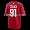 Mens Nike Lj Collier Cardinal Arizona Cardinals Team Game Jersey
