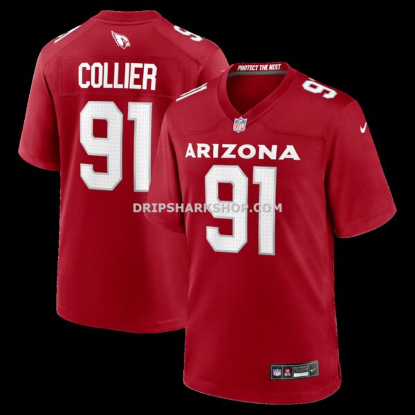 Mens Nike Lj Collier Cardinal Arizona Cardinals Team Game Jersey