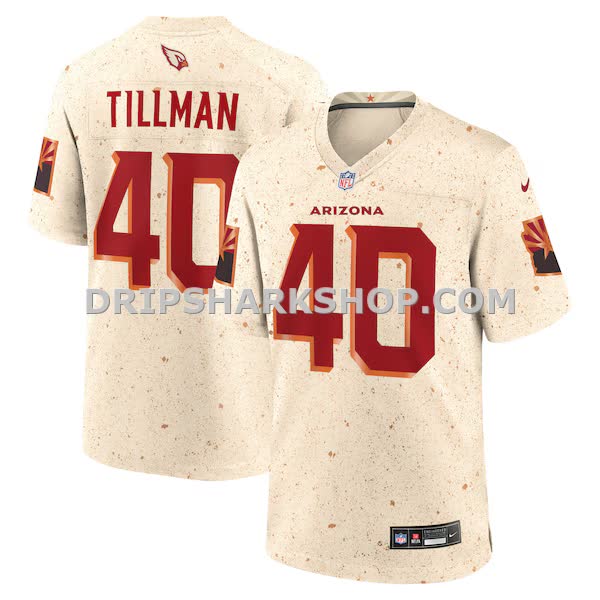 Mens Nike Pat Tillman Natural Arizona Cardinals 2025 Rivalries Collection Retired Player Game Jersey