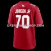 Mens Nike Paris Johnson Jr Cardinal Arizona Cardinals Game Jersey