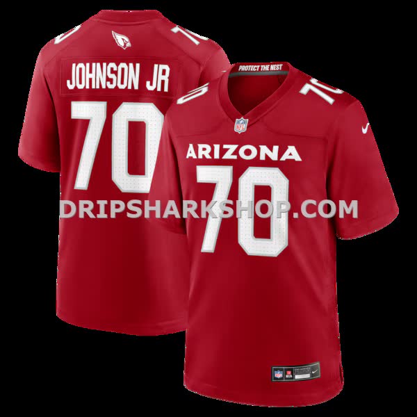 Mens Nike Paris Johnson Jr Cardinal Arizona Cardinals Game Jersey