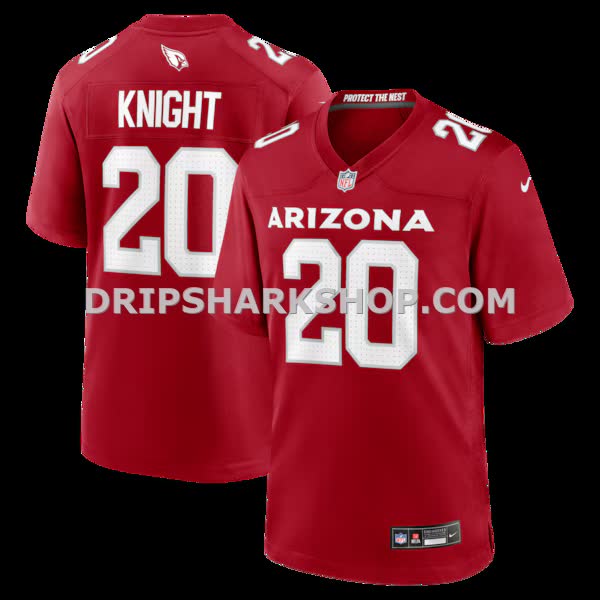 Mens Nike Zonovan Knight Cardinal Arizona Cardinals Team Game Jersey