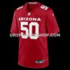 Mens Nike Cody Simon Cardinal Arizona Cardinals Team Game Jersey