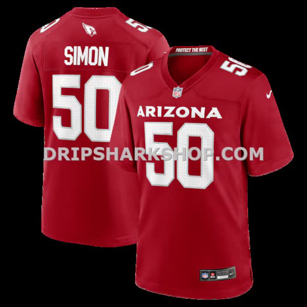 Mens Nike Cody Simon Cardinal Arizona Cardinals Team Game Jersey