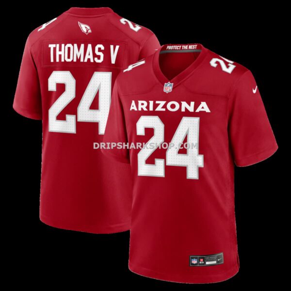 Mens Nike Starling Thomas V Cardinal Arizona Cardinals Team Game Jersey