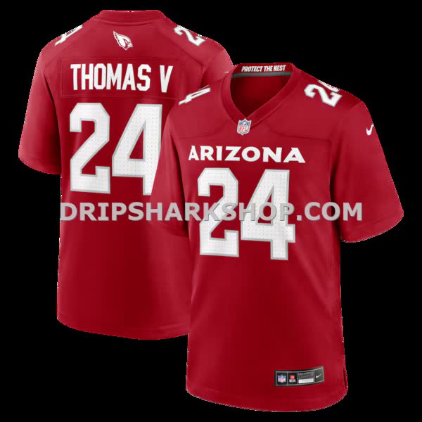 Mens Nike Starling Thomas V Cardinal Arizona Cardinals Team Game Jersey