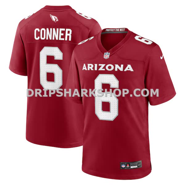 Mens Nike James Conner Cardinal Arizona Cardinals Home Game Jersey