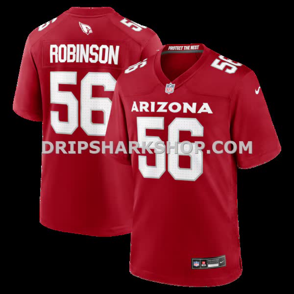 Mens Nike Darius Robinson Cardinal Arizona Cardinals Player Game Jersey