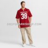 Mens Nike Chad Ryland Cardinal Arizona Cardinals Team Game Jersey
