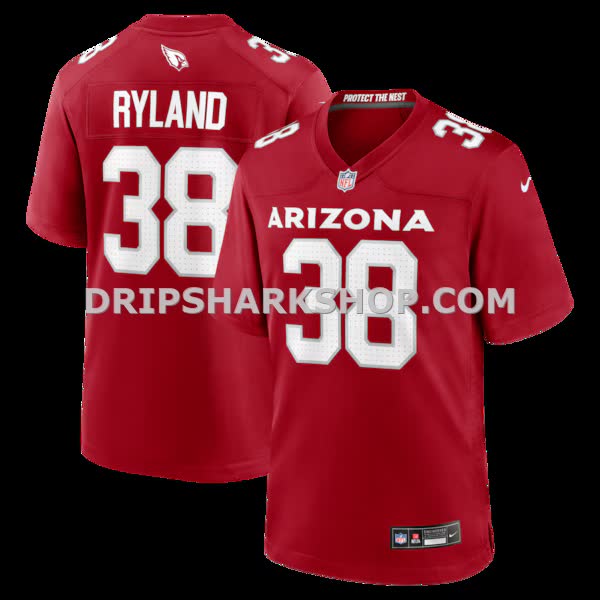 Mens Nike Chad Ryland Cardinal Arizona Cardinals Team Game Jersey