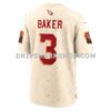 Mens Nike Budda Baker Natural Arizona Cardinals 2025 Rivalries Collection Game Jersey