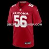 Mens Nike Darius Robinson Cardinal Arizona Cardinals Team Game Jersey