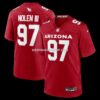 Mens Nike Walter Nolen Cardinal Arizona Cardinals Game Player Jersey