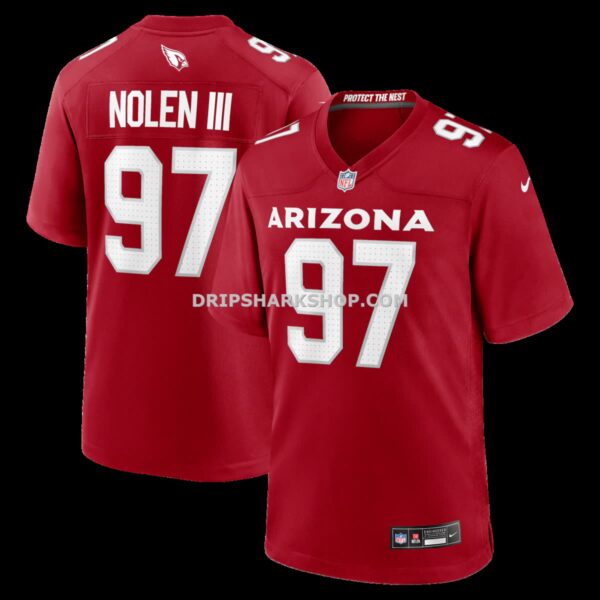 Mens Nike Walter Nolen Cardinal Arizona Cardinals Game Player Jersey