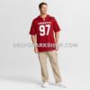 Mens Nike Walter Nolen Cardinal Arizona Cardinals Game Player Jersey