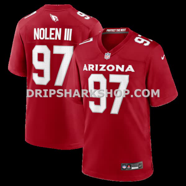 Mens Nike Walter Nolen Cardinal Arizona Cardinals Game Player Jersey
