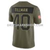 Mens Nike Pat Tillman Olive Arizona Cardinals 2025 Salute To Service Retired Limited Jersey