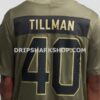 Mens Nike Pat Tillman Olive Arizona Cardinals 2025 Salute To Service Retired Limited Jersey