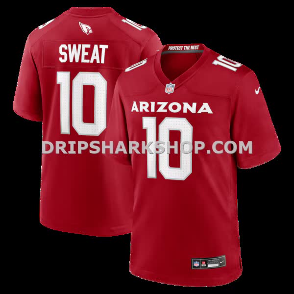 Mens Nike Josh Sweat Cardinal Arizona Cardinals Game Player Jersey