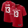 Mens Nike Keitrel Clark Cardinal Arizona Cardinals Game Jersey