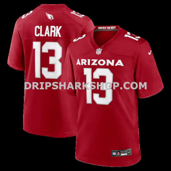 Mens Nike Keitrel Clark Cardinal Arizona Cardinals Game Jersey