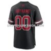 Mens Nike Black Arizona Cardinals Alternate Custom Game Jersey