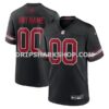 Mens Nike Black Arizona Cardinals Alternate Custom Game Jersey