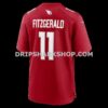 Mens Nike Larry Fitzgerald Cardinal Arizona Cardinals Team Retired Game Jersey